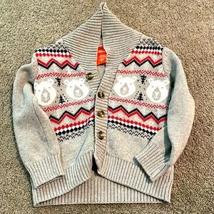 Never used! Button up kids cardigan!